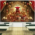 thumbnail image 4 of Danhjin Polyester Background Congrats Grad Backd Grad Backd Graduation Decorations Backd Backdrop, 4 of 6