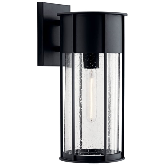 Kichler Camillo 18" High Textured Black Outdoor Wall Light