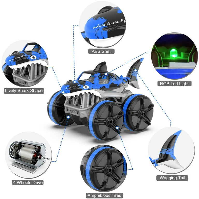 Amphibious remote control crocodile car deals
