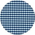thumbnail image 3 of Round Fitted Tablecloth 44 Inch, Gingham Buffalo Plaid Fitted Round Table Cover Fitted Stretch Table Cover Wipeable Table Covers Dining Table Cover for Dining, Party, Buffet, Wedding, 3 of 8