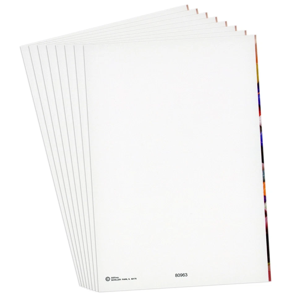 BUTTERFLY- Lot Of 8 Ggcorp Thinking Of You Blank Notecards + Envelopes, Glass Mosaic Stones