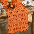 thumbnail image 7 of Pumpkin Quilted Embroidered Table Runner, 3D Fall Thanksgiving Tablecloth for Party Home Kitchen Dining Decor, 7 of 7