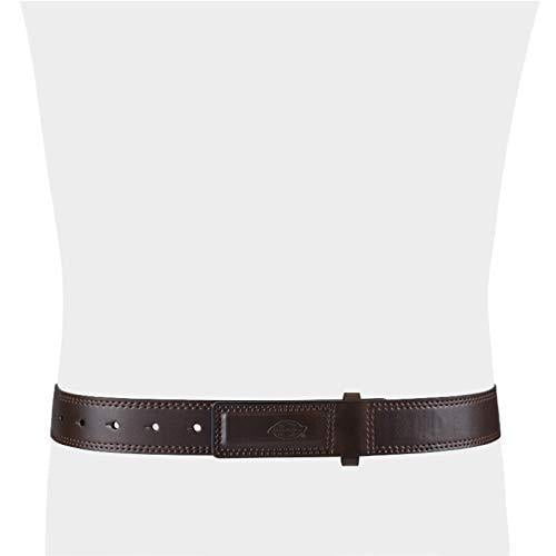 Dickies Men s No Scratch Leather Mechanic Belt Medium Brown