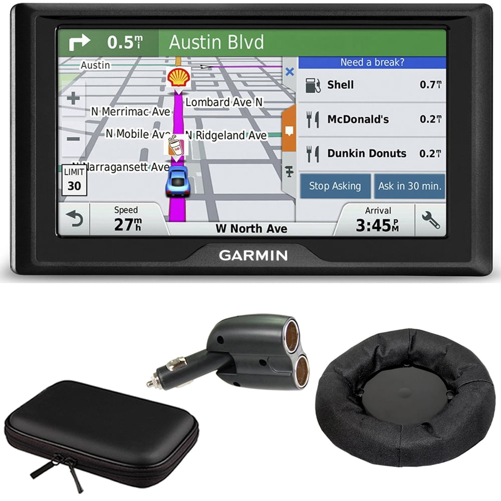 Garmin Drive 60LM GPS Navigator (US) 010-01533-0C Case + Mount + Car ...