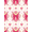 Pink, Pattern 20, variant on ODIKA 8'x10' Washable Area Rug Coquette Vintage Kawaii Swirl Border School Classroom Pencil Pink Refined for Living Room, Under Sectional, Family , Durable, Non-Slip