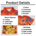 thumbnail image 5 of The Lion King Mens Hawaiian Shirt Short Sleeve Button Down Shirts Tropical Summer Beach Shirts, 5 of 7