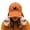 Orange, variant on Adult Halloween Fashion Print Sun Hat Baseball Cap Casual Unisex Breathable Outdoor Adjustable Headwear for Daily Wear