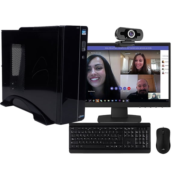 Computadora armada oficina, escuela, camara web 8gb ram 960gb SS monitor 21.5 FULL HD Intel pc, armada, intel