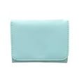 thumbnail image 1 of Women Lady Crown Short Mini Money Wallet Fold Bag Coin Purse Card Holder Wallets, Fashion Women Short Wallets Female PU Leather Wallet Ladies Purse Zipper Clutch Bag Money Card Holder Light Green, 1 of 4