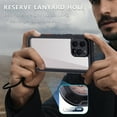 thumbnail image 3 of Allytech iPhone 16 Pro Waterproof Case, With Build in Screen Protector IP68 Waterproof Full Body Protective Wireless Charging Anti-Scratch Dustproof Phone Case for Apple iPhone 16 Pro, Black, 3 of 10