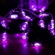 thumbnail image 4 of Cadena de luces, 20 Led de 3m de araña púrpura de la cuerda de las luces de iluminación de la batería para el partido de vacaciones de la yarda decoraciones Afortunado Sencillez, 4 of 5