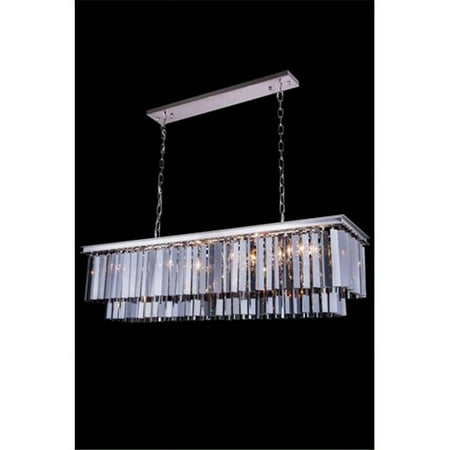 

1202D50PN-SS-RC Sydney Pendent Lamp - Polished Nickel- Royal Cut Silver Shade Crystals