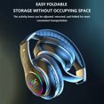 thumbnail image 4 of Inerposs Bluetooth 5.0 Foldable Headphones with Subwoofer - Wireless Over-Ear Headset with Built-in Mic, Noise Cancellation, and 8-Hour Battery Life, 4 of 9