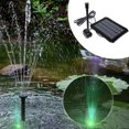 thumbnail image 1 of TIMIFIS Fish Tank Accessories Decorations Solar Fountains Pump With LED Light Is Suitable For Small Pond Swimming PoolFall/Winter, 1 of 9
