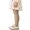 Khaki, variant on Bixock Toddler Girls Leggings Warm Knit Pantyhose Tights Footless Elastic Waist Bow Solid Color Soft Stretch Dance Training Casual Wear Size 6-7Years