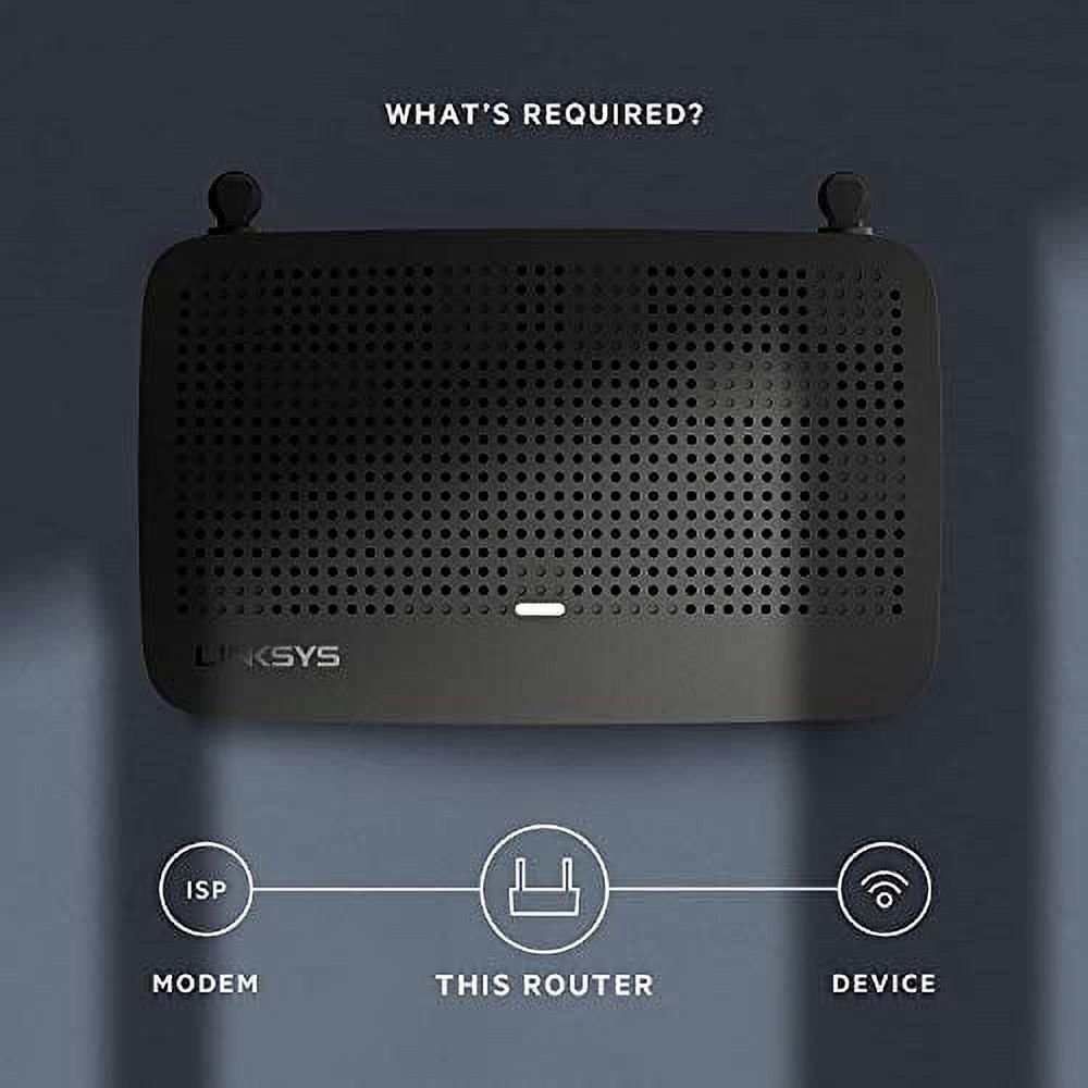 Linksys Mesh Wifi 5 Router, Dual-Band, 1,200 Sq. ft Coverage, Supports Guest WiFi, Parent Control,12+ Devices, Speeds up to (AC1300) 1.3Gbps - MR6350