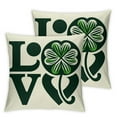 thumbnail image 2 of Ulloord Pillow Cover Pillow Case Green Home Love Throw Pillow Cover Cushion Cover for Home Office, 2 of 6