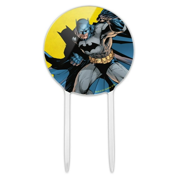 Acrylic Batman Character Cake Topper Party Decoration for Wedding Anniversary Birthday Graduation