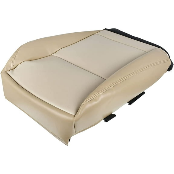 Leather Seat Cover Driver Side Bottom Replacement for 2006 2007 2008 Explorer Eddie Bauer 2 Tone Tan