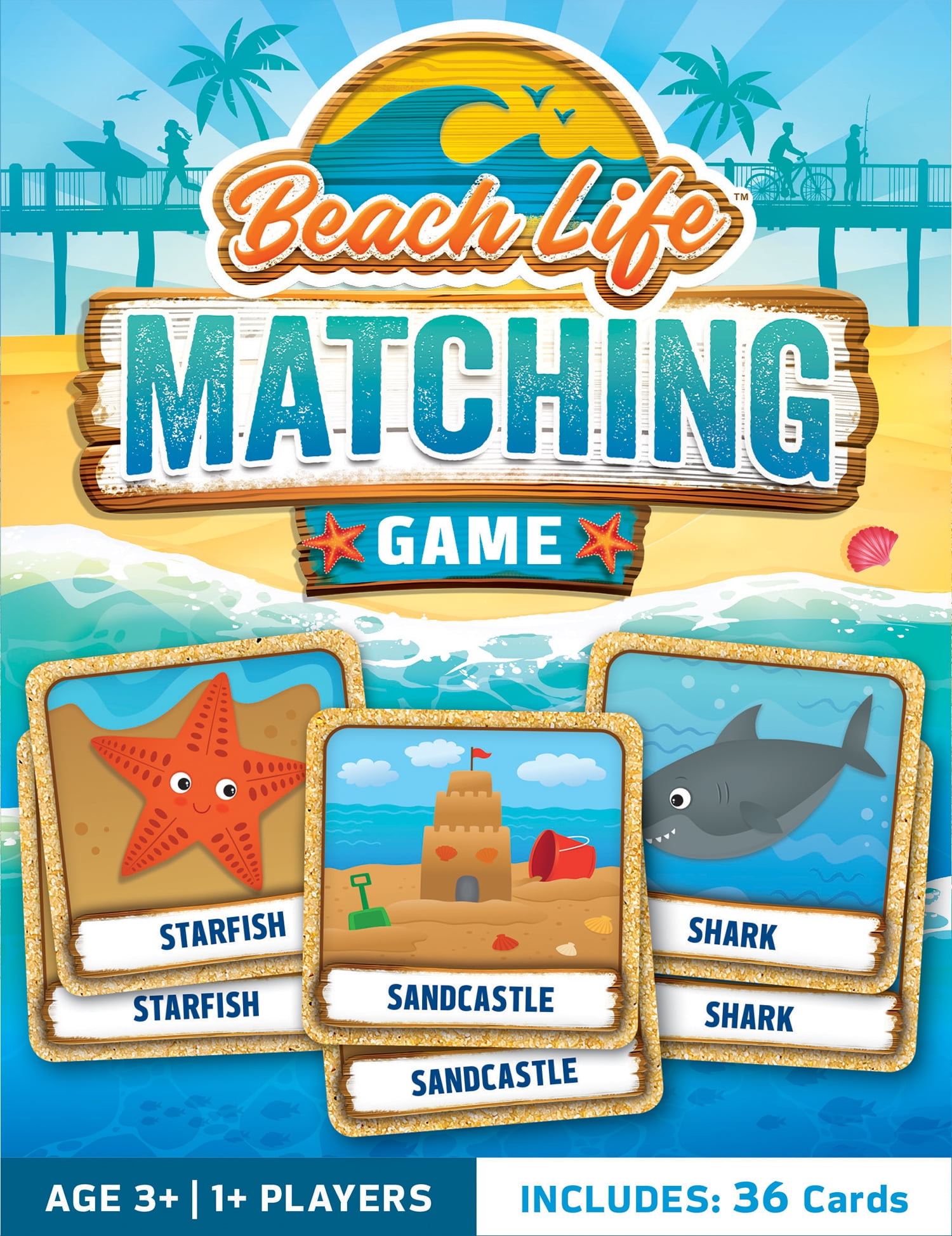 MasterPieces Licensed Kids Games - Beach Life - Seagull Poop Card Game for  Kids & Family