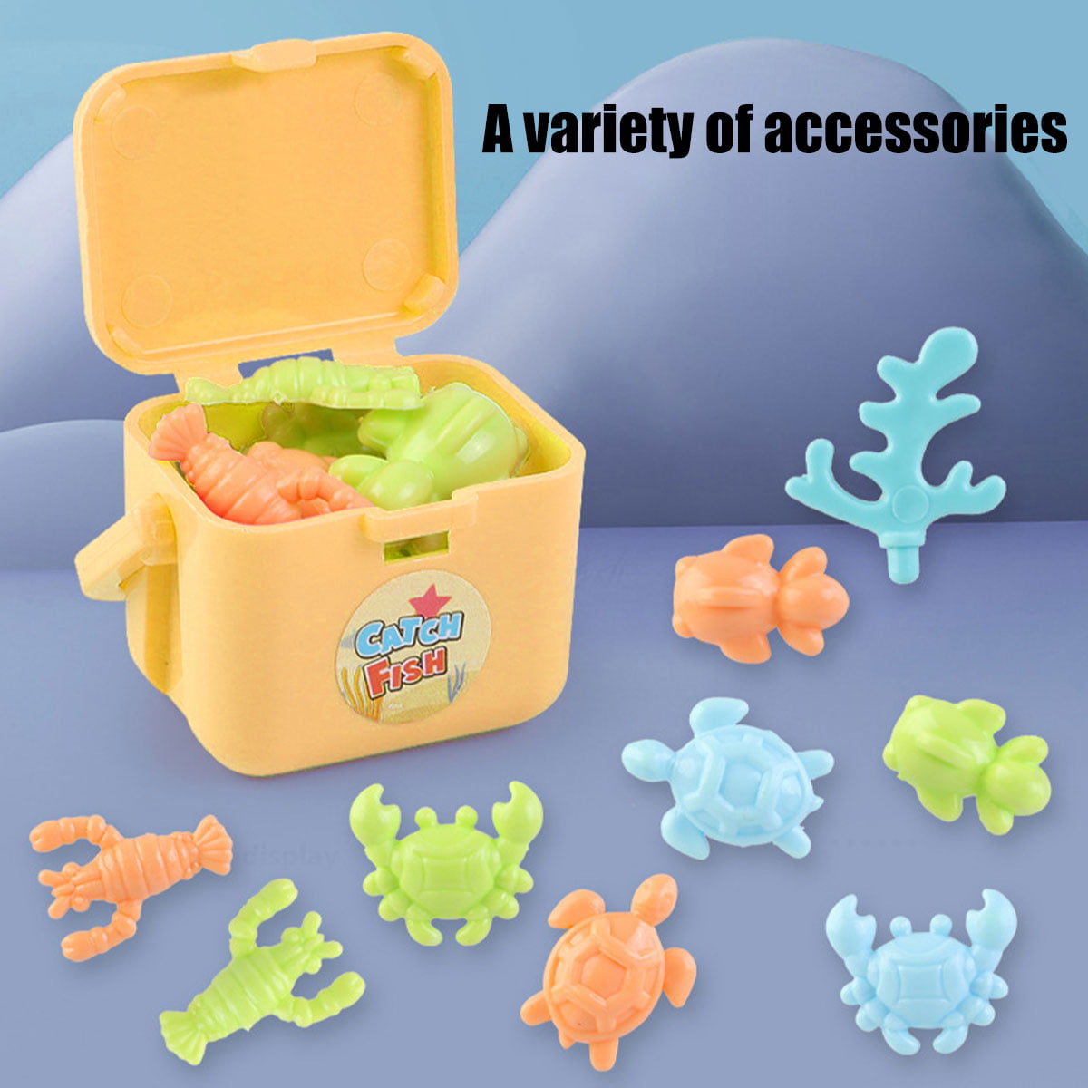 Uszeoka Mini Claw Machine for Kids,Toy Grabber,24 Tiny Stuff  prizes,Dinosaur prizes Game,Miniature Things,Suitable for Birthday Gifts  for 3,4,5,6,7