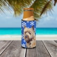thumbnail image 3 of Carolines Treasures LH9275MUK Cairn Terrier Winter Snowflakes Holiday Ultra Hugger for slim cans Slim Can multicolor, 3 of 6