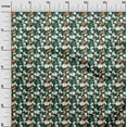 thumbnail image 2 of oneOone Cotton Poplin Teal Green Fabric Cloud & Bird Cartoon Diy Clothing Quilting Fabric Print Fabric By Yard 42 Inch Wide, 2 of 4