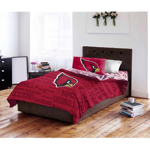 Nfl Arizona Cardinals Bed In A Bag Complete Bedding Set Com Nfl Arizona Cardinals Bed In A Bag, Arizona Cardinals Queen Size Bedding
