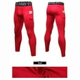thumbnail image 2 of LANBAOSI Men Compression Pants Athletic Sport Base Layer Male Quick Dry Sport Gym Leggings Tights with Phone Pocket Size 2X-Large, 2 of 6