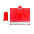 thumbnail image 4 of Segolike Rain Poncho Emergency Waterproof Pullover with Hood and Drawstring Raincoat Jacket for Backpacking Hiking Fishing Outdoor, 4 of 8
