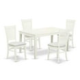 thumbnail image 2 of East West Furniture Dining Table- Dining Chairs, CAVA5-LWH-C, 2 of 5