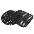 thumbnail image 2 of Air Fryer Silicone Liners 9 Inch Round 8.5 Inch Square Mats Black, 2 of 5