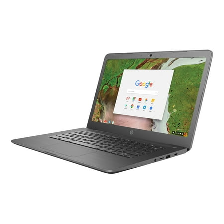 HP 14u0022 Touchscreen Chromebook - Intel Celeron N3350 - 4GB Memory - 32GB eMMC - WiFi & Bluetooth - Webcam - Gray (14-CA061DX)