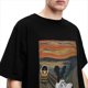 thumbnail image 5 of Camiseta de Snoopy y Charlie Brown de Peanuts, divertida camiseta de hip hop, camisetas de manga corta, camisetas de verano 100% algodón, camisetas de talla grande, 5 of 5
