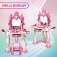 thumbnail image 4 of Set de mesa de maquillaje Pretend Play zaddgiuuy con luces y música, 4 of 6
