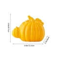 thumbnail image 3 of Fall Ceramic Pumpkin, Decorative Ceramic Pumpkins for Fall Halloween Pumpkin Figurine Pumpkin Decor, Harvest Pumpkin Ornament Desktop Entryway Office Living Room Art Decor, 3 of 6
