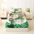 thumbnail image 4 of Erosebridal Cute Highland Cattle Twin Sheet Sets,St.Patrick'S Day Bedding For Teens Kids 3pcs, 4 of 6