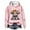 Pink, variant on Highland Cow Sweatshirts for Women Cute Loose Hoodies Highland Cow Print Sweatshirt Color: Pink Size: M