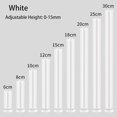 thumbnail image 2 of 4pcs Furniture Legs Thickened Adjustable Stainless Steel Cylindrical Metal Table Legs Sofa Leg, 2 of 5