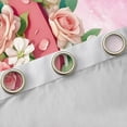thumbnail image 4 of Homewish Romantic Anniversary Rose Black Out Curtains, Pink Initial J Letter Curtains Pack of 2 (42x63 Each), Teens Kids Girls Women Bedroom Curtains, Curtains Blackout Decor, 4 of 6