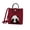 Red, variant on Adorable Panda Print Tote Bag for Women, Lightweight Shoulder Bag with Detachable Strap, Soft Rubber Handles for Shopping Travel Work and Casual Outing,Army Green