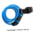thumbnail image 3 of BALAHAPY De Cable De Azul Con Combinación Para Proteger Bicicletas, 3 of 5