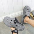 thumbnail image 4 of Pandaie Men Orthopedic Clogs Arch Support Garden Shoes Comfortable Slip on Closed Sandals Adjustable Strap Summer Slippers Grey,9.5, 4 of 7