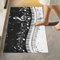 thumbnail image 7 of Coolnut Keys Musical High Absorbent U-Shaped Contour Toilet Rugs Machine Washable,24"x20", 7 of 7