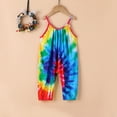 thumbnail image 4 of Toddler Kid Jumpsuit Pants Clothes Toddler Kids Baby Girls Strap Tie Dyed Romper Jumpsuit Outfits Summer Jumpsuit For Girls Boys, 4 of 7
