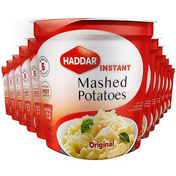 Haddar Gluten Free Original Instant Mashed Potatoes 1.94oz 12 Pack
