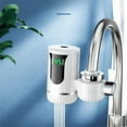 thumbnail image 2 of Binwennn Drinking Water Faucet 3/8 Modern Kitchen Faucet Wet Bar Faucet 2 Handle No Installation Instant Hot And Cold Water Faucet Quick Heating Standard, 2 of 7