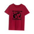 thumbnail image 4 of Camiseta de mujer con cuello redondo, camiseta básica para mochilero de oficina M, 4 of 8