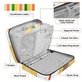 thumbnail image 4 of Haosy Accordion File Organizer Zipper Binder 500 Sheet 6-Tab Expanding File Folder Multi-Pocket 1.2 Inch 3 Ring Rabbbit Wreath Bows Christmas, 4 of 7