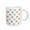 White, variant on 3drose, Rainbow Pig Pattern - Cartoon Multicolored Cute Pigs - Colorful Cartoony Modern Anime Style on White, 15oz Mug